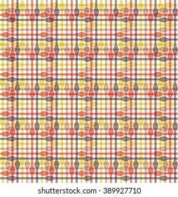 Abstract colorful transparency tablecloth pattern, vector illustartion