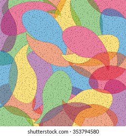 Abstract colorful transparent background. 