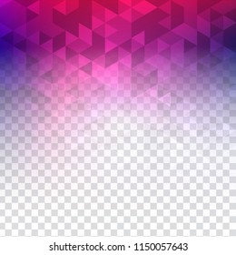 Abstract colorful transparent polygonal background