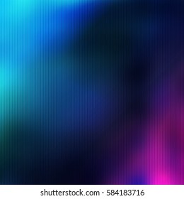 Abstract Colorful Transparent Stripes Pattern on Blurred Background, Vector Design