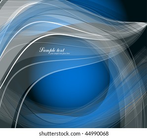  Resumen de coloridas olas transparentes.