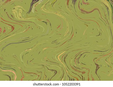 Abstract colorful trendy background. Marble glitch texture. Vector illustration for print, textile, paper.