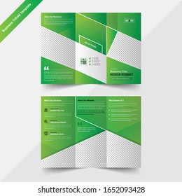 abstract colorful tri fold business brochure template premium vector 