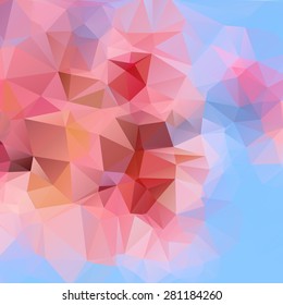 abstract colorful  triangle background