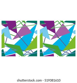 Abstract colorful triangle background