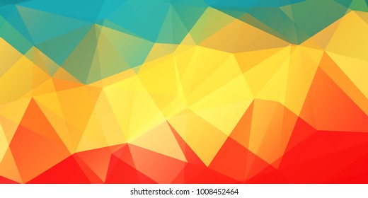 Abstract colorful triangle background for design