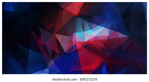 Abstract colorful triangle background for design