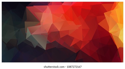 Abstract colorful triangle background for design