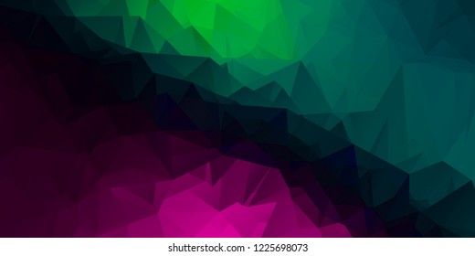 Abstract colorful triangle background for design