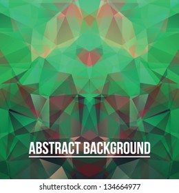 Abstract colorful triangle background for design