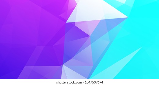Abstract colorful triangle background for design