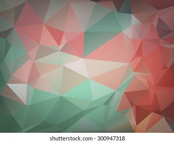 Abstract colorful triangle background for design