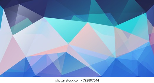 Abstract colorful triangle background for design