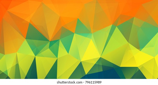 Abstract colorful triangle background for design