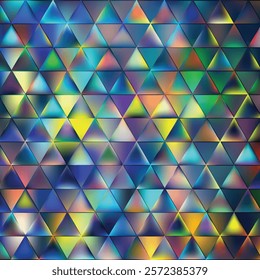 Abstract Colorful Triangle Background Illustrator