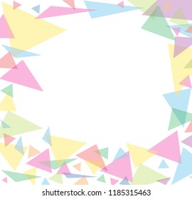 abstract colorful triangle background vector illustration