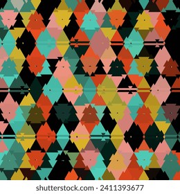 Resumen del fondo del triángulo colorido. Vector