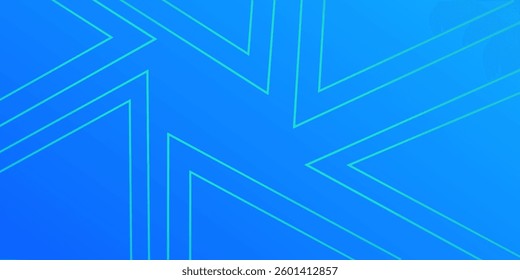 Abstract colorful triangle blue and green gradient 3D background. Simple overlap triangle pattern design