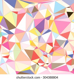 Abstract colorful Triangle Geometrical Background, Vector Illustration EPS10. Geometric design for business presentations.