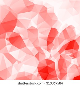 Abstract colorful Triangle Geometrical Red Background, Vector Illustration EPS10. Geometric design for business presentations.