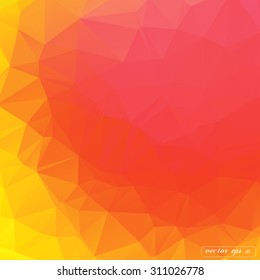 Abstract colorful triangle geometrical Vector background illustration eps10