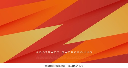 Abstract colorful triangle orange background. Colorful overlap triangle pattern background. Eps10 vector