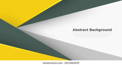 Abstract colorful triangle overlap pattern on white background. Simple banner background. Eps10 vector