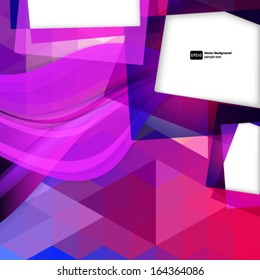 Abstract colorful triangle pattern background. Vector. 