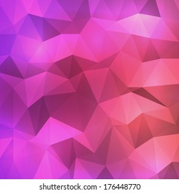 Abstract colorful triangle pattern wallpaper background design  Eps 10 stock vector illustration 