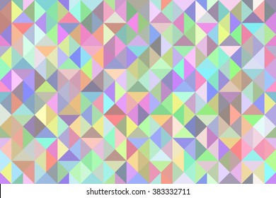 Abstract colorful triangle seamless pattern vector background