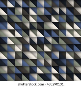 Abstract Colorful Triangles Background Design