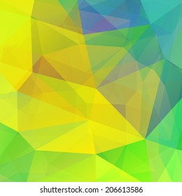 Abstract colorful triangles background. Vector illustration