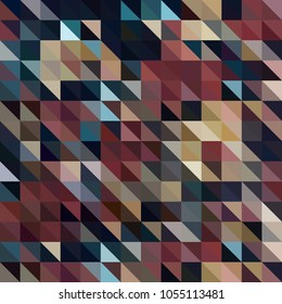 Abstract colorful triangles for design