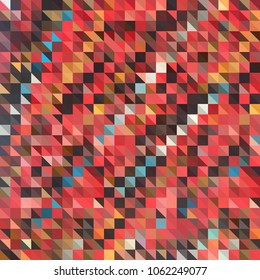 Abstract colorful triangles for design