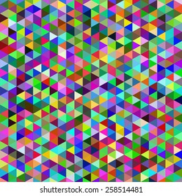 Abstract colorful triangles design background vector