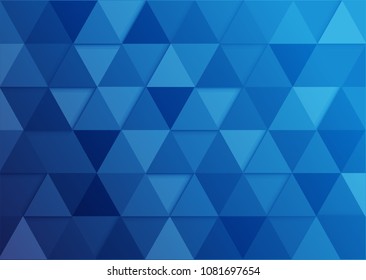 Abstract colorful triangles geometric background. Vector illustration.