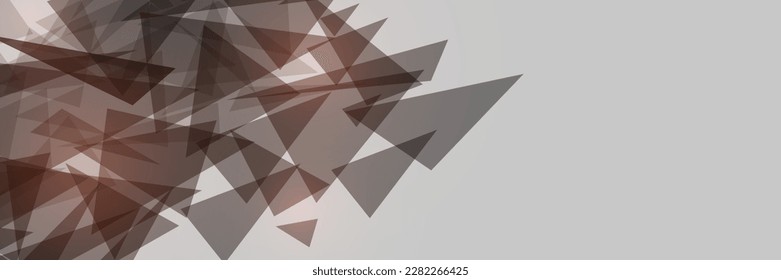 Abstract colorful triangles geometric background. Vector illustration with place for your content.