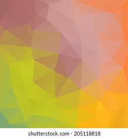 Abstract colorful triangles vector background