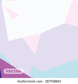 Abstract colorful triangles - Vector background