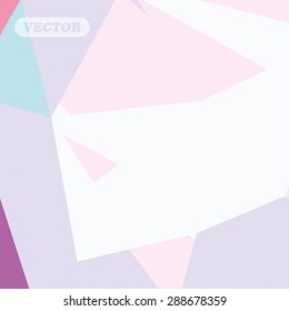 Abstract colorful triangles - Vector background