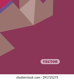 Abstract colorful triangles - Vector background