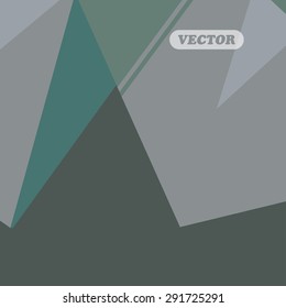 Abstract colorful triangles - Vector background