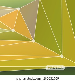 Abstract colorful triangles - Vector background