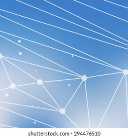 Abstract colorful triangles - Vector background