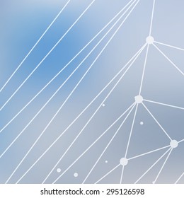 Abstract colorful triangles - Vector background