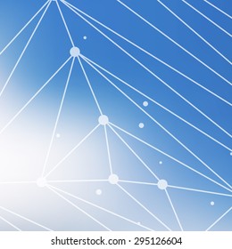 Abstract colorful triangles - Vector background
