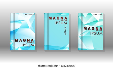 Abstract colorful and triangular background. book design concept. Futuristic business layout. Digital poster template. Vector Design - eps10