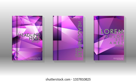 Abstract colorful and triangular background. book design concept. Futuristic business layout. Digital poster template. Vector Design - eps10