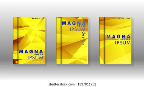 Abstract colorful and triangular background. book design concept. Futuristic business layout. Digital poster template. Vector Design - eps10