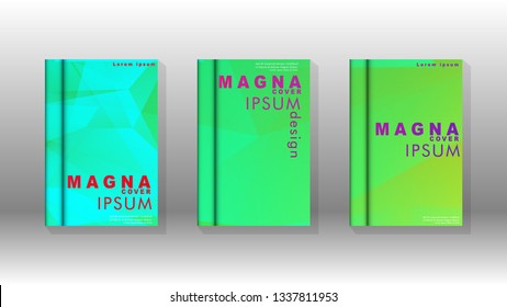 Abstract colorful and triangular background. book design concept. Futuristic business layout. Digital poster template. Vector Design - eps10